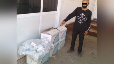 Изрображение 'Необычный способ контрабанды пресечен в Ташкентской области'