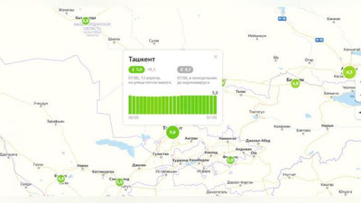 Изрображение 'Яндекс начал показывать индекс самоизоляции в Узбекистане'