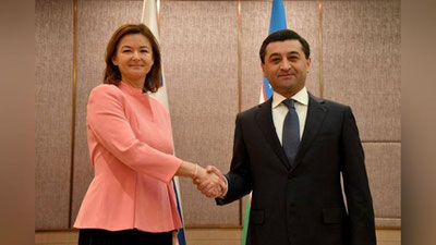 Изрображение 'Главы МИД Узбекистана и Словении провели встречу в Ташкенте'