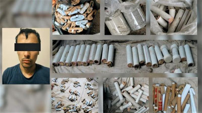 'Yangiyo`lda o`z uyida kuchli portlovchi pirotexnika yasayotgan shaxs ushlandi'ning rasmi