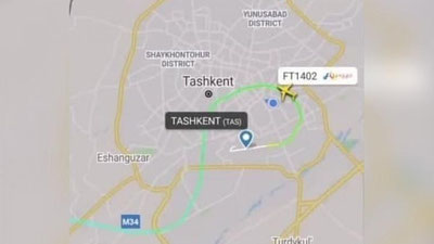 Изрображение 'Лайнер Fly Egypt "совершил недопустимый маневр во время вылета из Ташкента"'