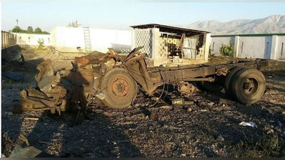 Изрображение 'В Ургуте на газозаправке взорвался грузовик: погибли 2 человека'