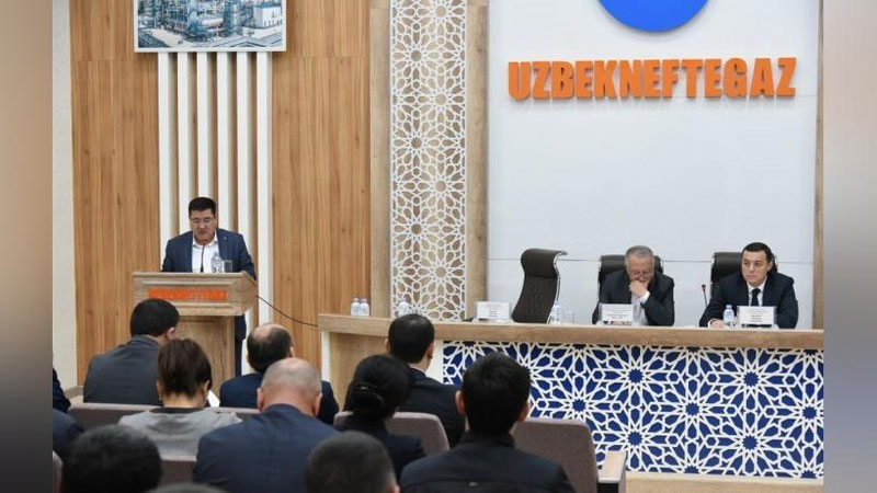 Изрображение '«Узбекнефтегаз»: Подведены итоги исполнения коллективного договора в текущем году'