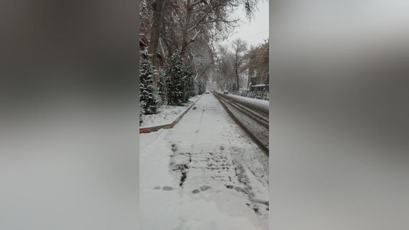 Изрображение 'В Ташкенте временами снег, на дорогах гололедица: погода на 5 декабря'