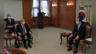 Изрображение 'В Сеуле прошла встреча премьер-министра Южной Кореи и главы МИД Узбекистана'