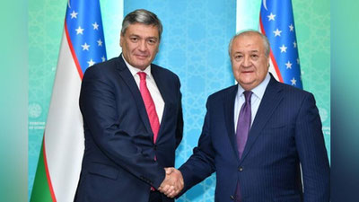 Изрображение 'Глава МИД Узбекистана принял замминистра иностранных дел России'