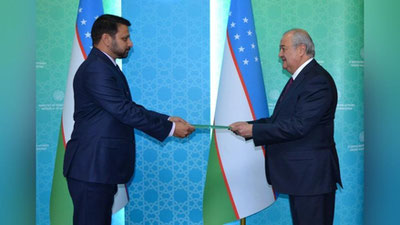 Изрображение 'Новый посол Пакистана вручил копии верительных грамот главе МИД Узбекистана'