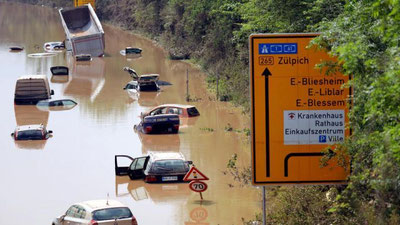 Изрображение 'Ущерб от наводнения в Германии оценивается в миллиарды евро'