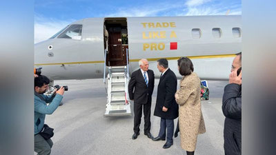 Изрображение 'Глава европейской дипломатии Жозеп Боррель прибыл в Самарканд'