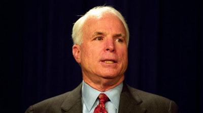 Изрображение 'СЕНАТОР ДЖОН МАККЕЙН ПРЕКРАТИЛ БОРЬБУ С РАКОМ'