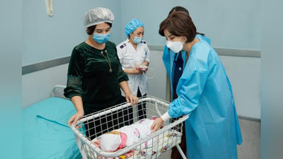 Изрображение 'Первая леди Узбекистана объявила о запуске проекта по скринингу слуха новорождённых (фото)'