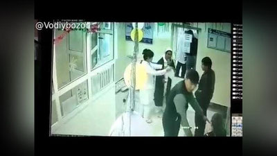 Изрображение 'Нападение на медсестру в Термезе попало на видео'