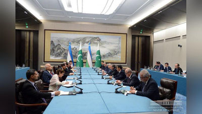 Изрображение 'ПРЕЗИДЕНТ УЗБЕКИСТАНА ПРОВЕЛ РЯД ВСТРЕЧ НА ВЫСШЕМ УРОВНЕ (ФОТО)'