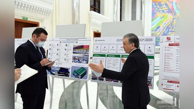 Изрображение 'Президенту презентовали инвестиционные проекты в Ташкенте'