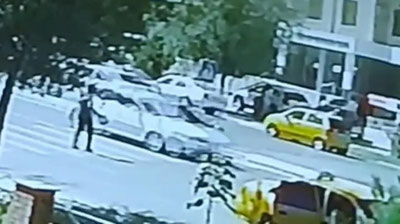 Изрображение 'Водитель "Ласетти" сбил насмерть пешехода на переходе: видео из Карши'