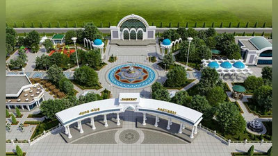 Изрображение 'Каким будет парк "Ташкент" в Ашхабаде?'