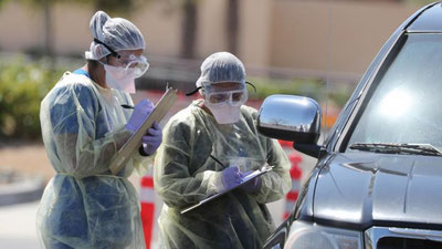 Изрображение 'США вышли на первое место в мире по числу заражённых коронавирусом'