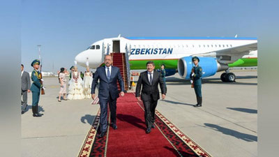 Изрображение 'Абдулла Арипов прибыл в Кыргызстан'