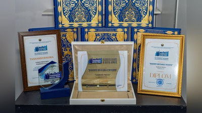 Изрображение 'Всемирное общество удостоено награды на выставке «Tashkent Book Fest»'