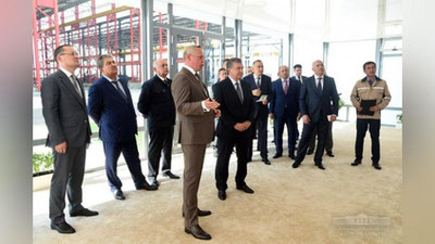 Изрображение 'ПРЕЗИДЕНТ ПОБЫВАЛ НА СТРОЙПЛОЩАДКЕ ТАШКЕНТСКОГО МЕТАЛЛУРГИЧЕСКОГО ЗАВОДА'