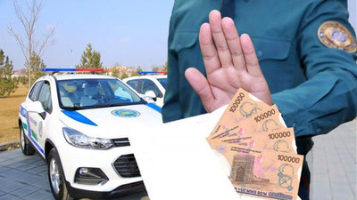 Изрображение 'В Фергане задержали водителя, пытавшегося дать взятку сотруднику ДПС'
