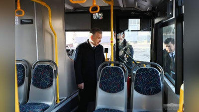 Изрображение 'Глава государства подверг критике работу общественного транспорта в Ташкенте'