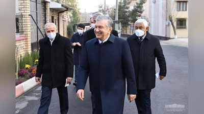 Изрображение 'Фото: Посещение главой государства Шайхантахурского района Ташкента'