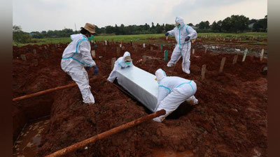 Изрображение 'Reuters сообщил о 4 млн смертей от COVID-19 в мире'