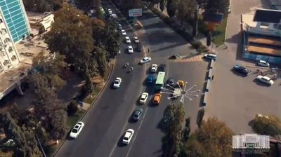 Изрображение 'В Ташкенте устроили автопробег в честь Международного дня туризма (видео)'