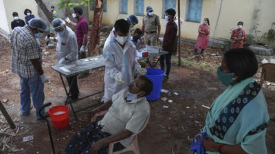 Изрображение 'В Индии на фоне эпидемии черной плесени появилась белая плесень'