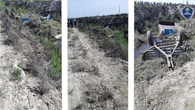 Изрображение 'В Бухарской области опрокинулся прицеп трактора: на месте погибли две женщины'