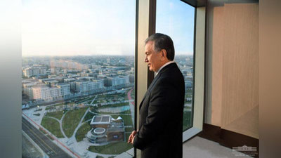 Изрображение 'Президент ознакомился с новыми объектами в столице (видео)'