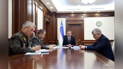 Изрображение 'Эффективность системы охраны Госграницы обсудили на совещании с Президентом'