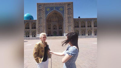 Изрображение 'Певица Диана Арбенина побывала в Самарканде (фото)'