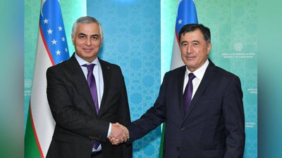 Изрображение 'Генеральный секретарь Организации экономического сотрудничества прибыл в Ташкент'