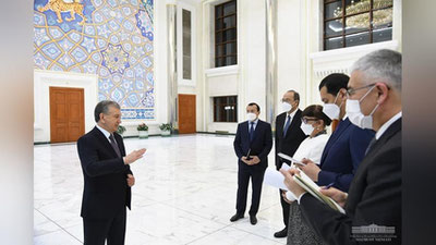 Изрображение 'Главе государства презентовали новые проекты в Навоийской области'