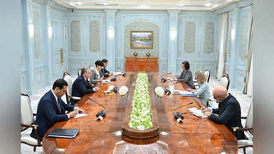 Изрображение 'Шавкат Мирзиёев принял вице-президента Всемирного банка по региону'