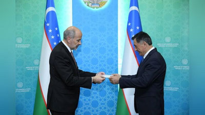 Изрображение 'Глава МИД Узбекистана принял верительные грамоты у посла Испании'