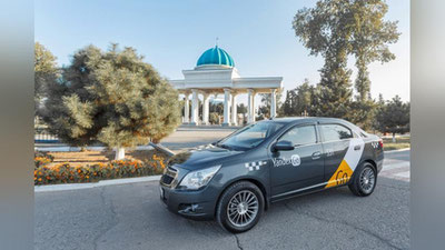 Изрображение 'Яндекс Такси заработало в пятом по счету городе Узбекистана'