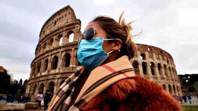 Изрображение 'Италия полностью закрылась на карантин (видео)'