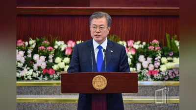 Изрображение 'МУН ЧЖЕ ИН ВЫСТУПИЛ ПЕРЕД ПАРЛАМЕНТОМ УЗБЕКИСТАНА (ВИДЕО)'