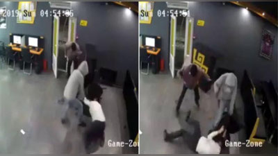 Изрображение 'ЖЕСТОКОЕ ИЗБИЕНИЕ ОХРАННИКА БУКМЕКЕРСКОЙ КОНТОРЫ В АЛМАТЫ ПОПАЛО НА ВИДЕО (18+)'