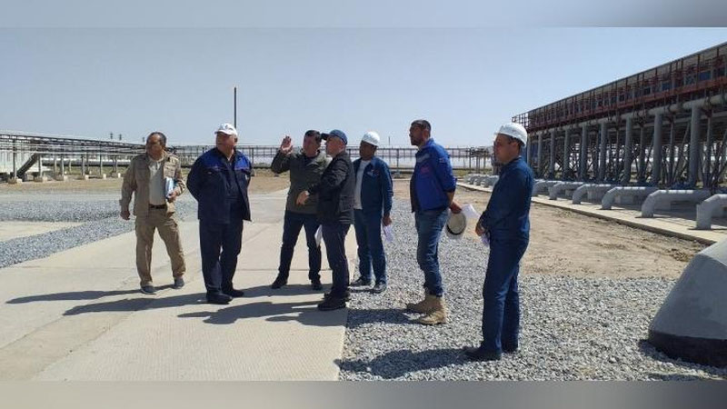 Изрображение '«Узбекнефтегаз»: Председатель правления изучили состояние проектов по добыче газа на территории Кашкадарьи'