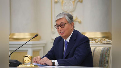 Изрображение 'Президент Казахстана принял главу МИД Узбекистана'