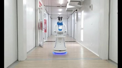 Изрображение 'В Джакарте на помощь врачам пришли роботы (видео)'