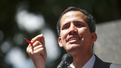 Изрображение 'САМОПРОВОЗГЛАШЕННЫЙ ПРЕЗИДЕНТ ВЕНЕСУЭЛЫ ПОДПИСАЛ ПЕРВЫЙ УКАЗ'