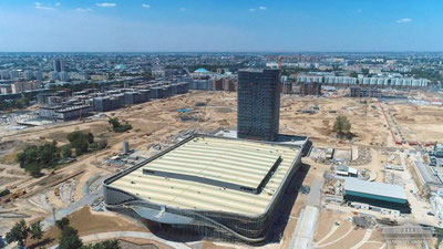 Изрображение 'Президент побывал на стройплощадке Tashkent City (фото)'