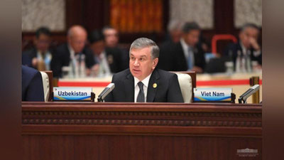 Изрображение 'ПРЕЗИДЕНТ УЗБЕКИСТАНА ВЫСТУПИЛ НА ФОРУМЕ "ОДИН ПОЯС, ОДИН ПУТЬ"'