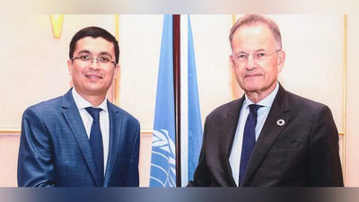 Изрображение 'ПОСТПРЕД УЗБЕКИСТАНА ПРИ ООН В ЖЕНЕВЕ ВРУЧИЛ ВЕРИТЕЛЬНЫЕ ГРАМОТЫ'