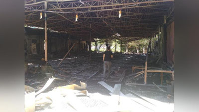 Изрображение 'В Ташкенте минувшим вечером горели два кафе (видео)'